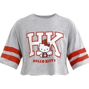 Hello Kitty Women’ Graphic Skimmer Tee with Short Sleeves